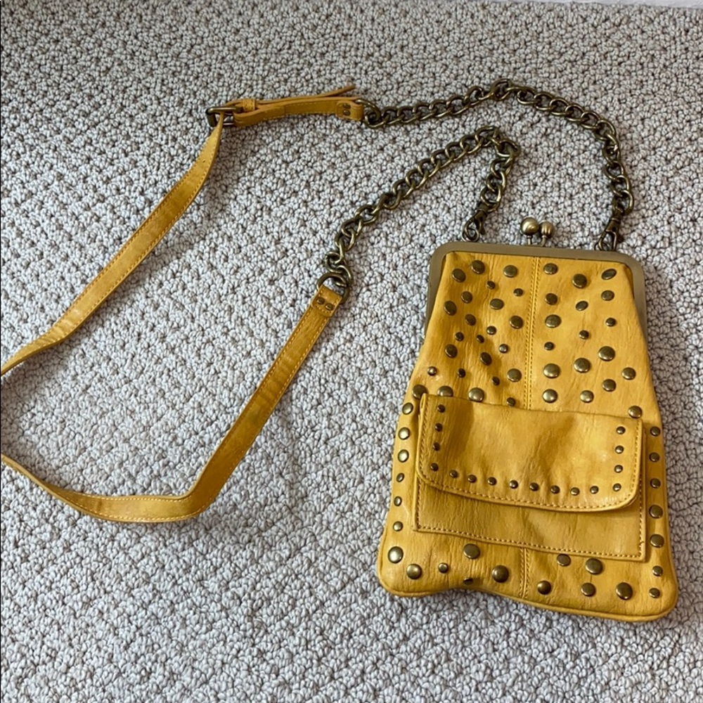 Yellow Cross-body bag